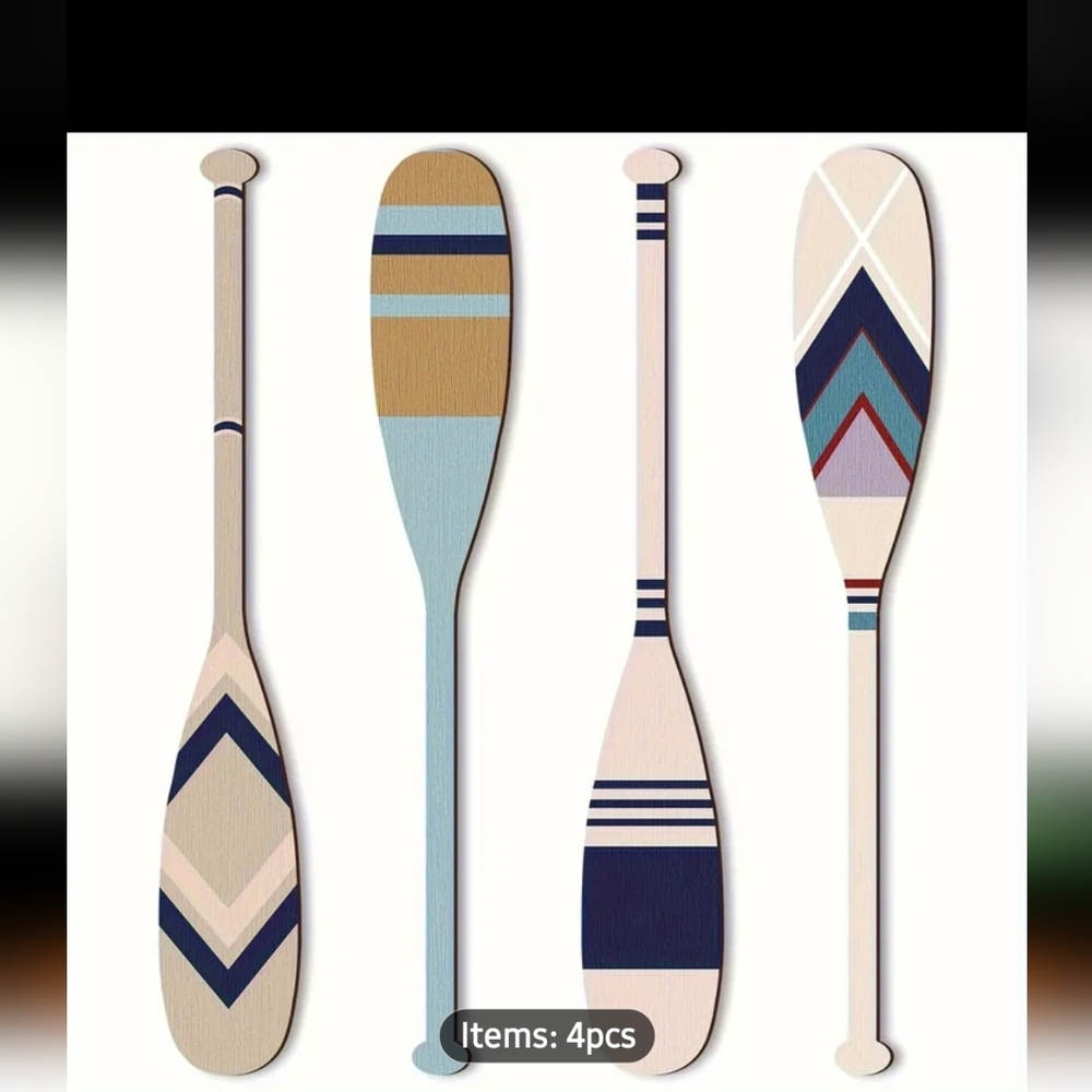 Decorative Paddle Wall Art Set